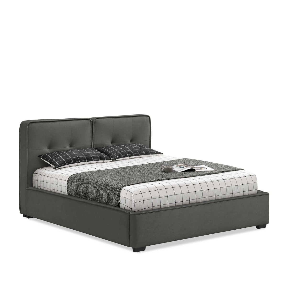 Radulf Queen Size Modern Upholstered Bed Frame