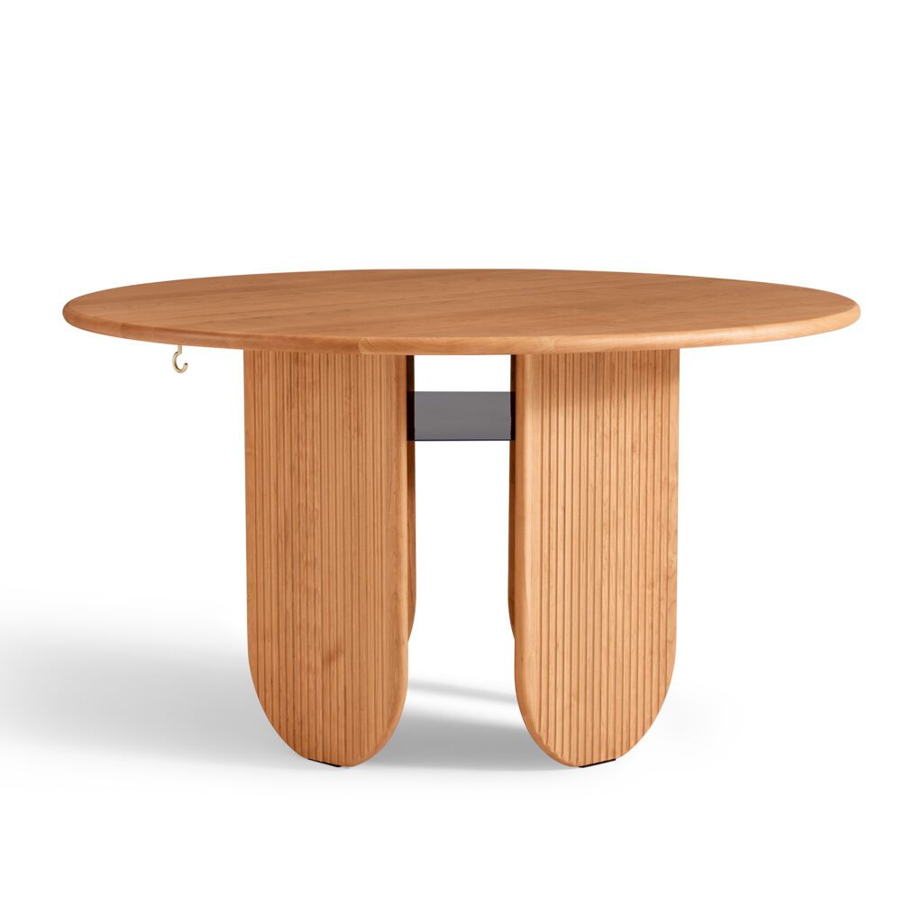 Afrodita Round Solid Cherry Wood Dining Table