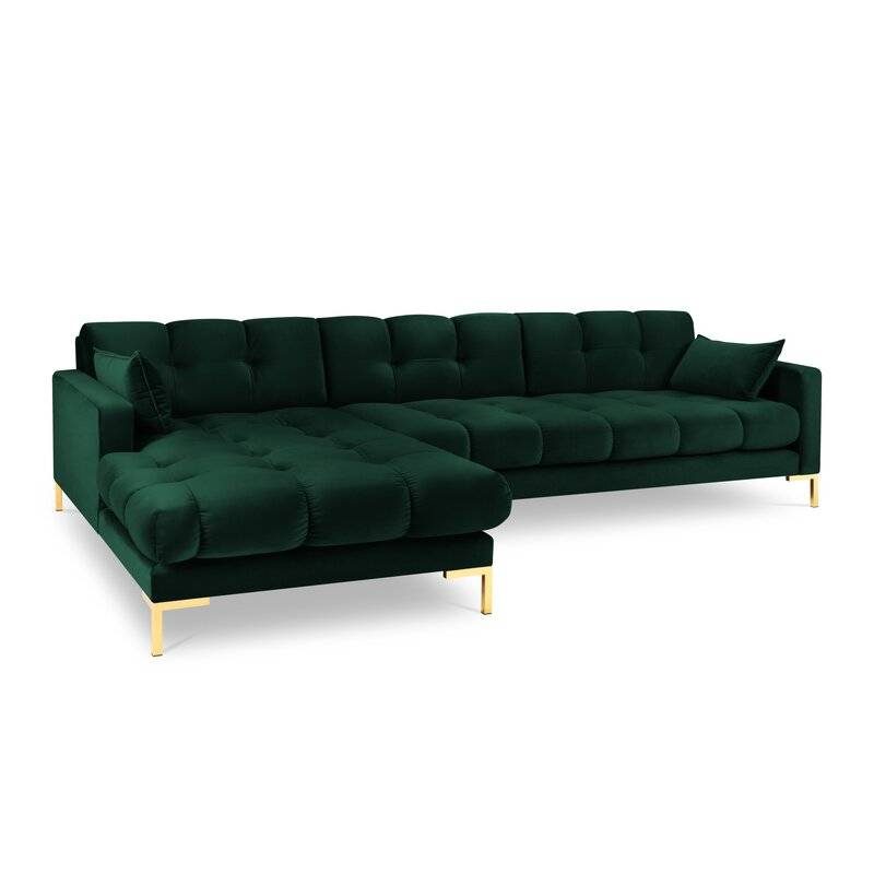 Montero Velvet L-Shape Sofa